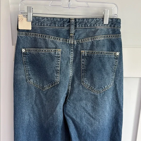 NWT Pilcro Anthropologie Distressed Blue Jeans Size 27 - Picture 7 of 9